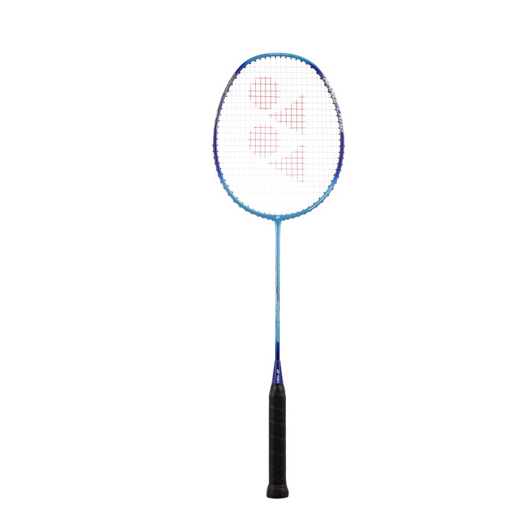 Yonex Badmintonschläger Nanoflare 001 Clear (grifflastig, flexibel) cyanblau - besaitet -